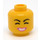 LEGO Gelb Lucy WyldStyle Minifigure Kopf (Einbau-Vollbolzen) (3626 / 65671)