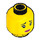LEGO Yellow Lucy Wyldstyle Minifigure Head (Recessed Solid Stud) (3626 / 65682)
