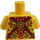 LEGO Yellow Lundor (70141) Minifig Torso (973 / 76382)