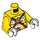 LEGO Jaune Lundor (70141) Minifig Torse (973 / 76382)