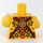LEGO Yellow Lundor (70141) Minifig Torso (973 / 76382)