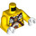 LEGO Gul Lundor (70141) Minifig Torso (973 / 76382)