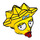 LEGO Yellow Maggie Simpson Head with Worried Expression  (16812)