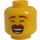 LEGO Yellow Man in Hawaiian Shirt Minifigure Head (Recessed Solid Stud) (3626 / 38686)