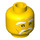 LEGO Yellow Master Wu Minifigure Head (Recessed Solid Stud) (3626 / 34658)