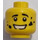 LEGO Gelb Mechaniker Kopf (Sicherheitsnoppe) (3626 / 99283)