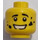 LEGO Yellow Mechanic Head (Safety Stud) (3626 / 99283)