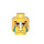 LEGO Yellow Medicine Man Head (Safety Stud) (3626)