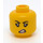 LEGO Geel Mei Minifiguur Hoofd (Verzonken solide nop) (3626 / 66074)