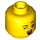 LEGO Yellow Mei Minifigure Head (Recessed Solid Stud) (3626 / 76822)