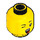 LEGO Yellow Mei Minifigure Head (Recessed Solid Stud) (3626 / 76822)