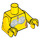 LEGO Yellow Mermaid Torso (973 / 88585)