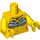 LEGO Jaune Mermaid Torse avec Star Necklace (76382 / 88585)