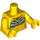 LEGO Amarillo Mermaid Torso con Estrella Cuello (76382 / 88585)