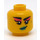 LEGO Giallo Mermaid Violinist Testa (Perno solido incassato) (3626)