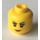 LEGO Geel Minifiguur Hoofd Vrouwelijk (Verzonken solide nop) (3626)