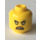 LEGO Gul Minifigur Huvud Kvinna (Infälld solid knopp) (3626)