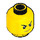 LEGO Yellow Minifig Head Kai - Hands of Time  (Recessed Solid Stud) (3626 / 29393)