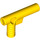 LEGO Geel Minifig Slang Nozzle met Kant String Gat zonder groeven (60849)