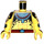 LEGO Gelb Minifig Torso mit Necklace und Sixpack of Ancient Warrior (973)