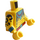 LEGO Gelb Minifig Torso mit Necklace und Sixpack of Ancient Warrior (973)