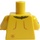 LEGO Gul Minifig Torso med Halskæde af Shipwreck Survivor (973)