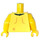 LEGO Gelb Minifig Torso mit Necklace of Shipwreck Survivor (973)