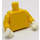 LEGO Jaune Minifigurine Torse avec Jaune Bras et Blanc Mains (973 / 73403)