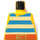 LEGO Amarillo Minifigura Torso sin brazos con Decoración (973)