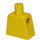 LEGO Yellow Minifig Torso without Arms with Islander King with White Tooth Necklace (973)