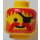 LEGO Yellow Minifigure Captain Redbeard Head (Safety Stud) (3626)