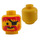 LEGO Geel Minifigure Captain Redbeard Hoofd (Veiligheids Stud) (3626)