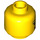 LEGO Geel Minifigure Female Hoofd (Veiligheids Stud) (10261 / 14927)