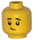 LEGO Yellow Minifigure Head Boy Smiling (Recessed Solid Stud) (3626)