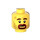 LEGO Yellow Minifigure Head of Shipwreck Survivor (Recessed Solid Stud) (3626)