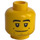 LEGO Gul Minifigur Hoved med Dekoration (Sikkerheds knops) (3626)