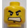 LEGO Yellow Minifigure Head with Decoration (Safety Stud) (3626 / 90043)