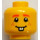 LEGO Gelb Minifigure Kopf mit Freckles und Buckteeth (Einbau-Vollbolzen) (3626)