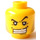 LEGO Geel Minifiguur Hoofd met Gold Tand (Veiligheidsnop) (3626)