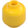 LEGO Yellow Minifigure Head with Rounded Glasses (Recessed Solid Stud) (3626 / 21025)