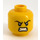 LEGO Yellow Minifigure Head with Smile with Teeth and Tongue / Scrowl (Recessed Solid Stud) (3626)