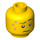 LEGO Gelb Minifigure Kopf Worried mit Sweat Drops (Sicherheitsbolzen) (15200 / 93418)