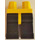 LEGO Jaune Minifigure Les hanches avec Noir Jambes (73200 / 88584)