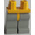 LEGO Yellow Minifigure Hips with Light Gray Legs (3815)