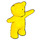 LEGO Yellow Minifigure Teddy Bear (6186)