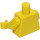 LEGO Gelb Minifigure Torso Viking mit Silber Armor und Straps (973 / 76382)