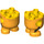 LEGO Yellow Minion Body with Black Stripes on Sides (69036)