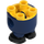 LEGO Yellow Minion Body with Feet with Dark Blue Suit with Tie (67644 / 109578)