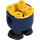 LEGO Yellow Minion Body with Feet with Dark Blue Suit with Tie (67644)