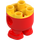 LEGO Yellow Minions Body with Feet with Red Overalls (67644)